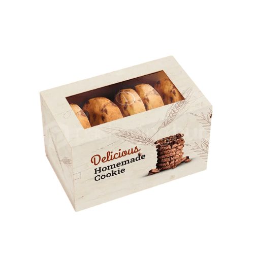 Custom cookie packaging Die-Cut Windows