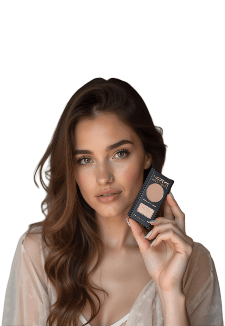 Woman With Eyeshadow Packaging Boxes