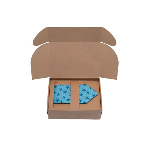 Custom tie packaging boxes inserts and addons