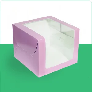 The Custom Cake Boxes with Windows